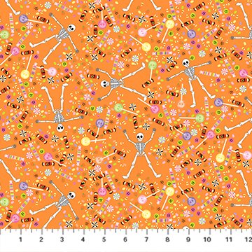 FI Candies Orange Mr. Bones Sews