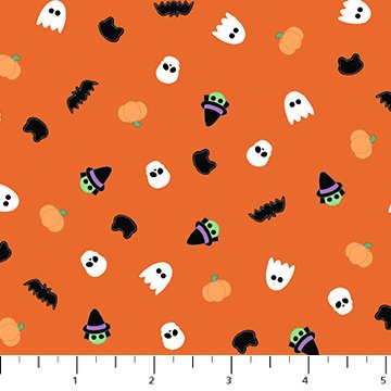 FI Sprinkles Orange Mr Bones Sews
