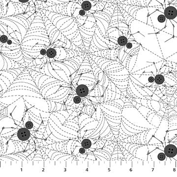 FI Spider White Mr. Bones Sews