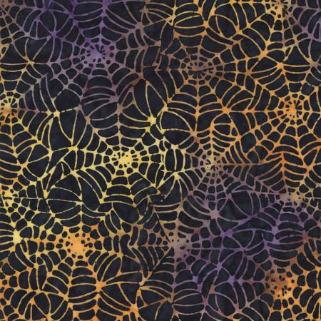 WD Nevermore Spiderwebs Batik Halloween