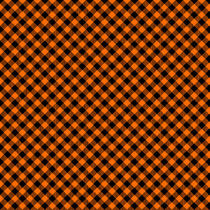HG Cheleas Checks 9700-39 Orange/Black