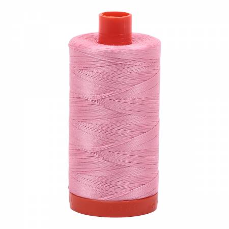Mako Cotton Thread Solid 50wt 1422yds Bright Pink