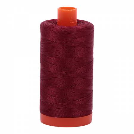 Mako Cotton Thread Solid 50wt 1422yds Dark Carmine Red