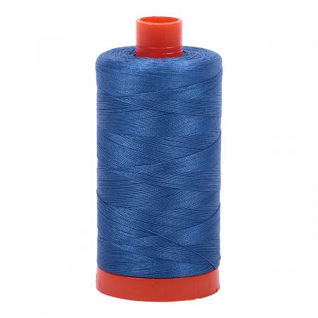 Mako Cotton Thread Solid 50wt 1422yds Delft Blue