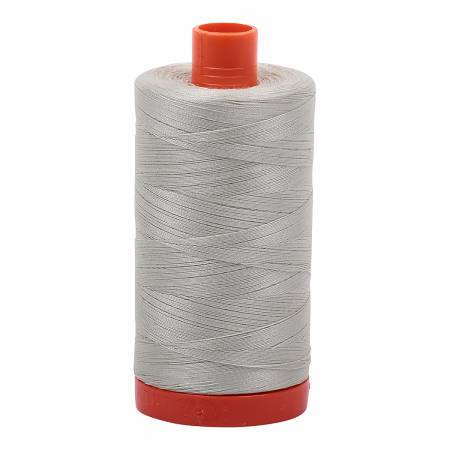 Mako Cotton Thread Solid 50wt 1422yds Light Grey Green