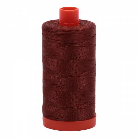 Mako Cotton Thread Solid 50wt 1422yds Copper Brown
