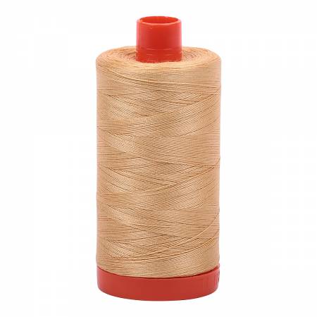 Mako Cotton Thread Solid 50wt 1422yds Ocher Yellow