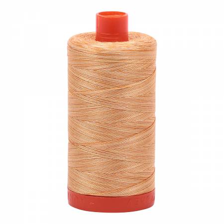 Mako Cotton Embroidery Thread 50wt 1422yds Variegated Creme Brule