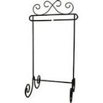 6inX12in Scroll Single Stand Gray