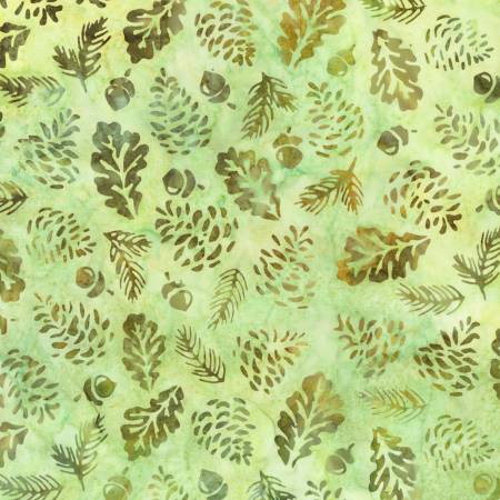 RK Pine Cones Sage Batik