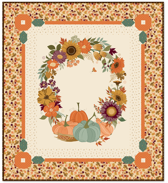 Autumn Wreath Quilt Kit