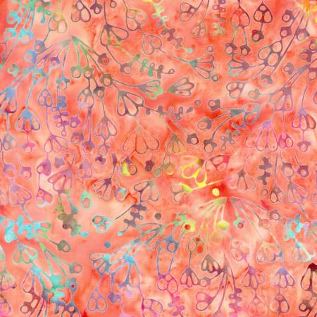 RB Batiks Sassy and Tweet Coral Fiesta 23090-243