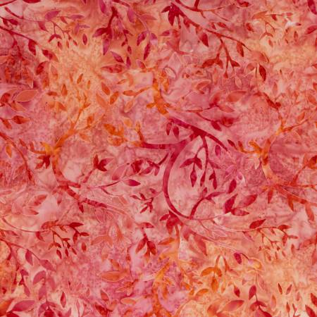RB Batiks Expressions Tjaps Rainier Cherry