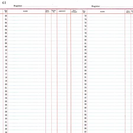 RB Journal Basics Ledger Paper White