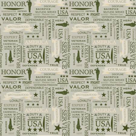 RB Coming Home Army Text Sage