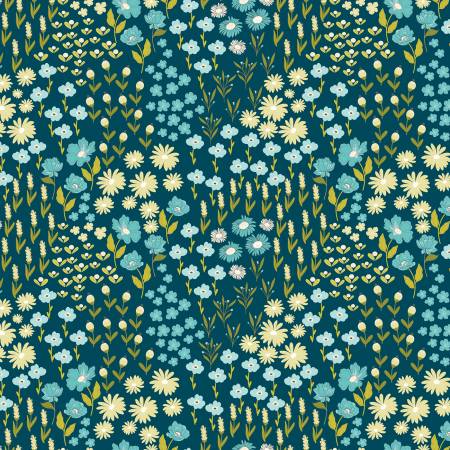 RB Feed My Soul Flower Garden Navy