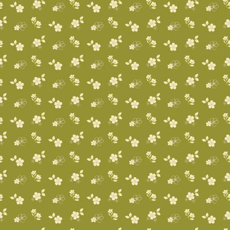 RB Feed My Soul Tossed Floral Olive