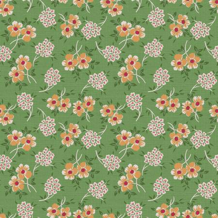 RB Holiday Floral Basil Harvest-Lori Holt