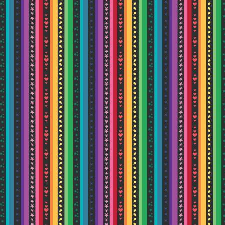 RB Bloom Stripe Black