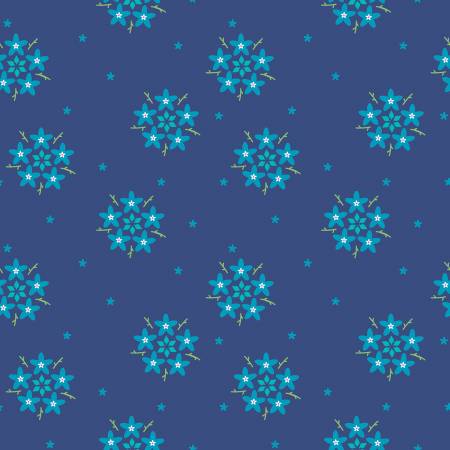 RB Bloom Star Flower Blue