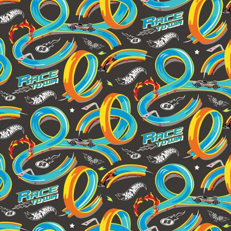 RB Hot Wheels Made to Race Track Charcoal