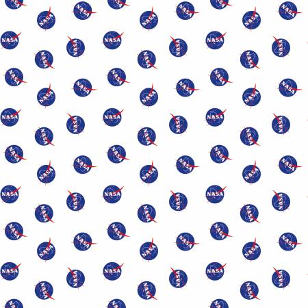RB NASA Logo Toss White C15484