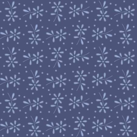 RB Sewing Seeds III Daisy Eyelet Toss Blue C15689