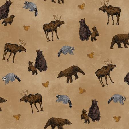 RB Pine Grove Animal Toss Tan C15931