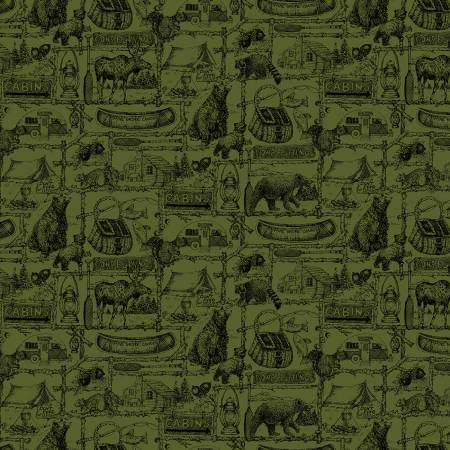RB Pine Grove Outlines Green C15934