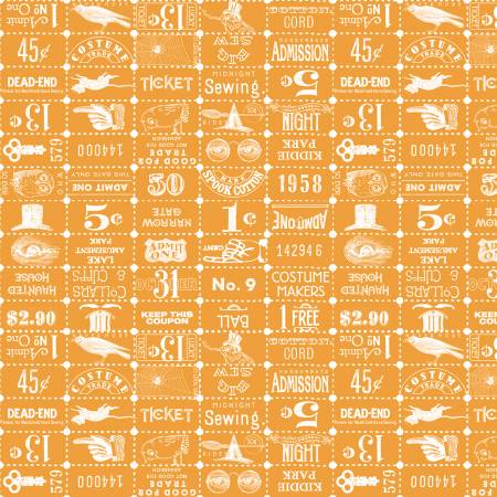 RB Ticket Grid Orange-Costume Maker's Act-JWF