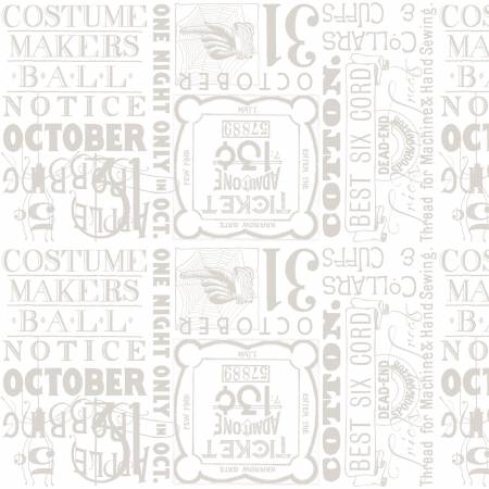RB Ticket Text White-Costume Maker's Act-JWF