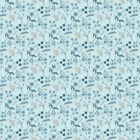 RB Winter Magic Floral Aqua