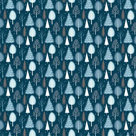 RB Winter Magic Trees Navy