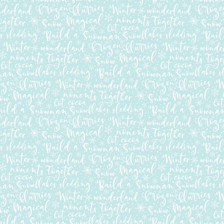 RB Winter Magic Winter Words Aqua