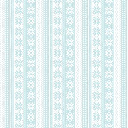 RB Winter Magic Sweater Stripe White