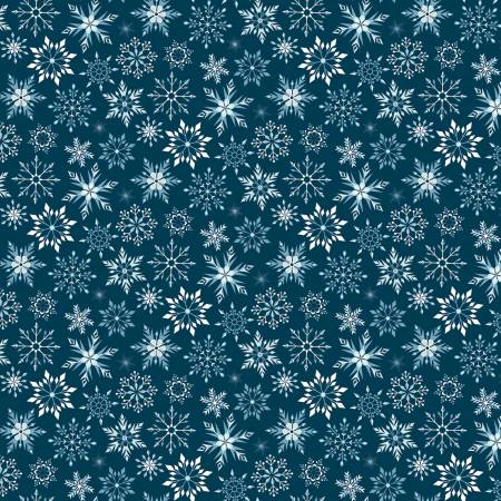 RB Winter Magic Snowflakes Navy