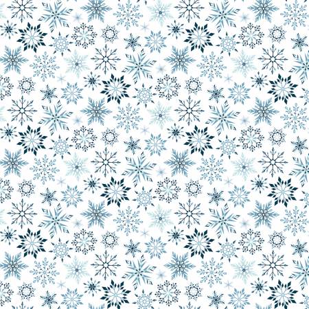 RB Winter Magic Snowflakes White