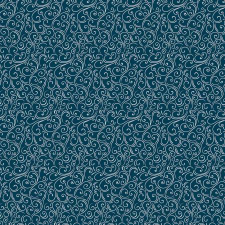 RB Winter Magic Swirls Navy