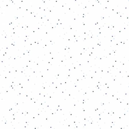 RB Blossoms On White In Color Blue Carolina