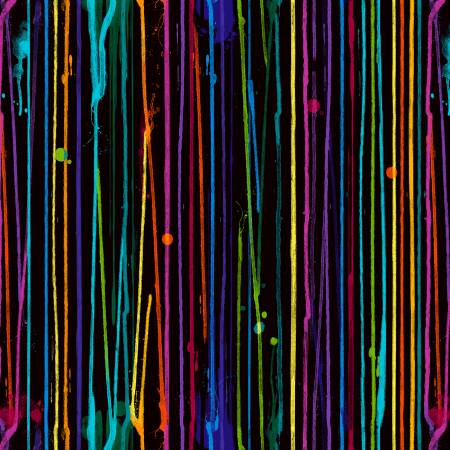 TT Black/Rainbow Stripes