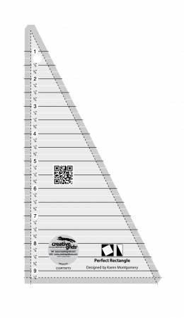 Creative Grids Perfect Rectangle Ruler 9-1/2in