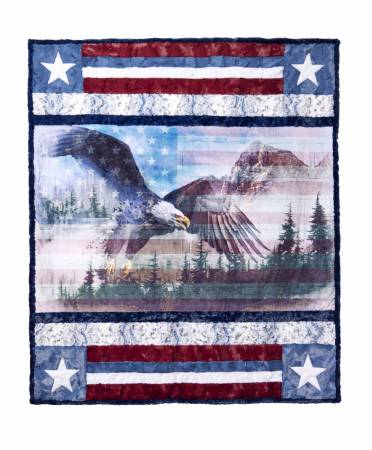 SF Home of the Brave Borderline Cuddle Kit 58In x 68In