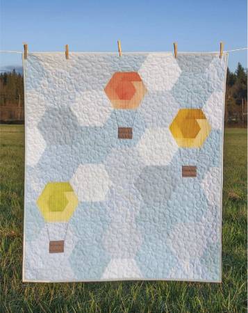 Hexie Hot Air Balloons Pattern by Krista Moser