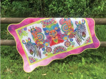 Simple Scallop Baby Quilt Pattern by Krista Moser