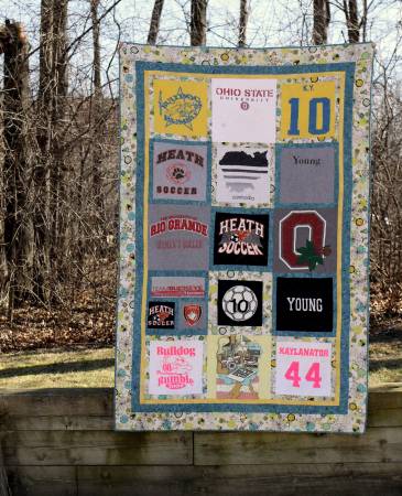 T-Shirt Quilt Project Sheet