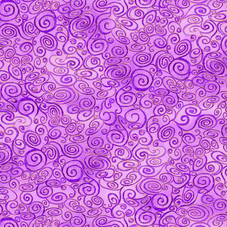 TT Purple Swirly Scrolls Metallic Blender