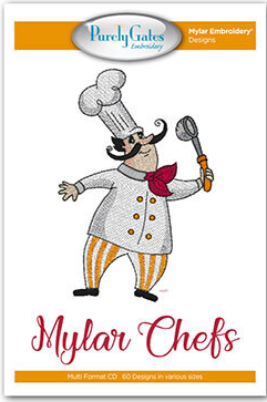 Mylar Chefs Embroidery Designs