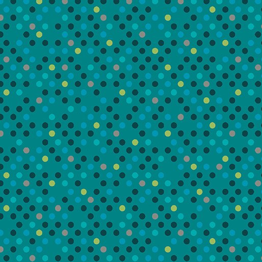 BE Confetti Drop Teal/Multi/Dazzle Dots