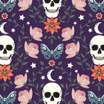 DW Spellbound- Skull and Floral