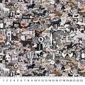NC Color Collage Black Collage Black/White
